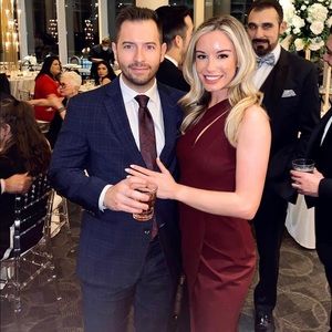 Lulus So Flirty Burgundy One-Shoulder Cutout Asymmetrical Dress